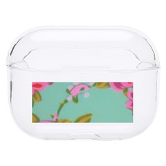 Mid Century Retro Floral 1970s 1960s Pattern 81 Hard Pc Airpods Pro Case by violetheavensky
