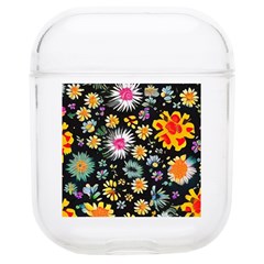 Mid Century Retro Floral 1970s 1960s Pattern 57 Soft Tpu Airpods 1/2 Case by violetheavensky