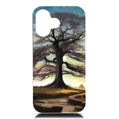 Nature Outdoors Cellphone Wallpaper Background Artistic Artwork Starlight Book Cover Wilderness Land Iphone 16 Black Uv Print Pc Hardshell Case by Posterlux