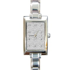 Light Grey Snake Rectangle Italian Charm Watch by DinkovaArt