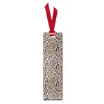 Brown Beige Snake Pattern Small Book Marks Front