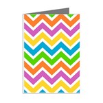 Chevron Pattern Design Texture Mini Greeting Cards (Pkg of 8) Right