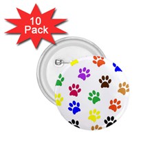 Pawprints Paw Prints Paw Animal 1 75  Buttons (10 Pack) by Anend