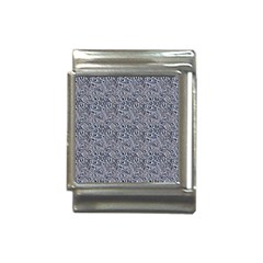 Blue Black Snake Pattern Italian Charm (13mm) by DinkovaArt