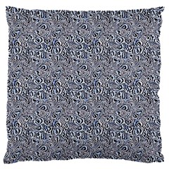 Blue Black Snake Pattern 18  Baby Flannel Cushion Case (two Sides) by DinkovaArt