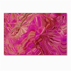  Tondo Wave I Postcard 6 x 4  (pkg Of 10) by kaleidomarblingart