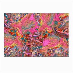 Collage  Postcard 6 x 4  (pkg Of 10) by kaleidomarblingart