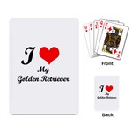 I Love My Beagle Playing Cards Single Design